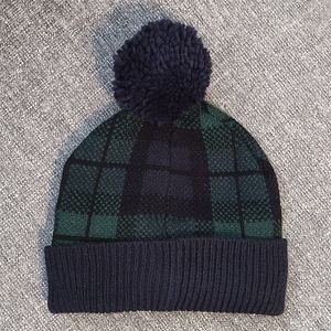 Old Navy Blackwatch Plaid Beanie